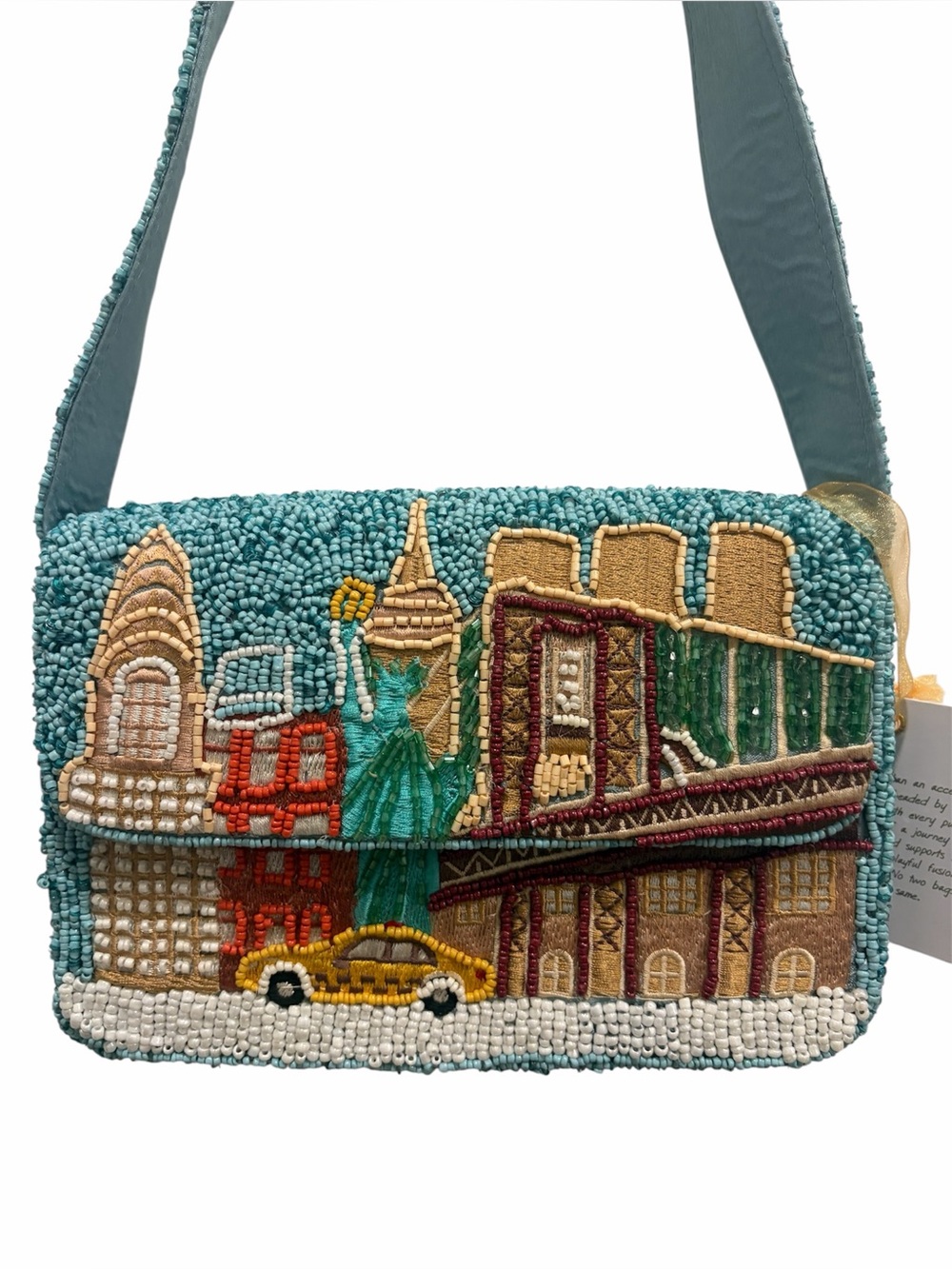 NWT: *Viral* New York City Beaded Bag 🚕🗽 From India to You  🚕🗽